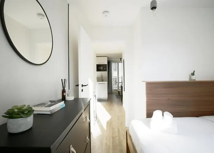 In A Designer With Private Terrace Paris