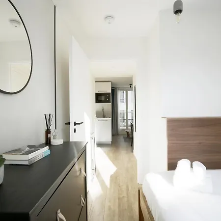 In A Designer With Private Terrace Paris