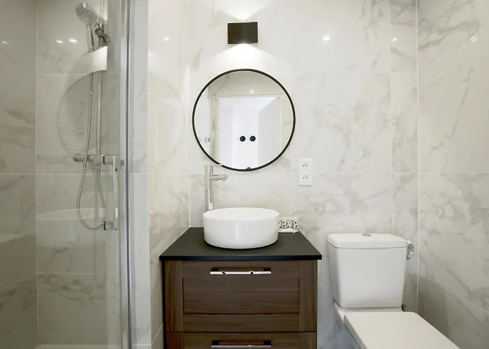 In A Designer With Private Terrace Apartment Paris